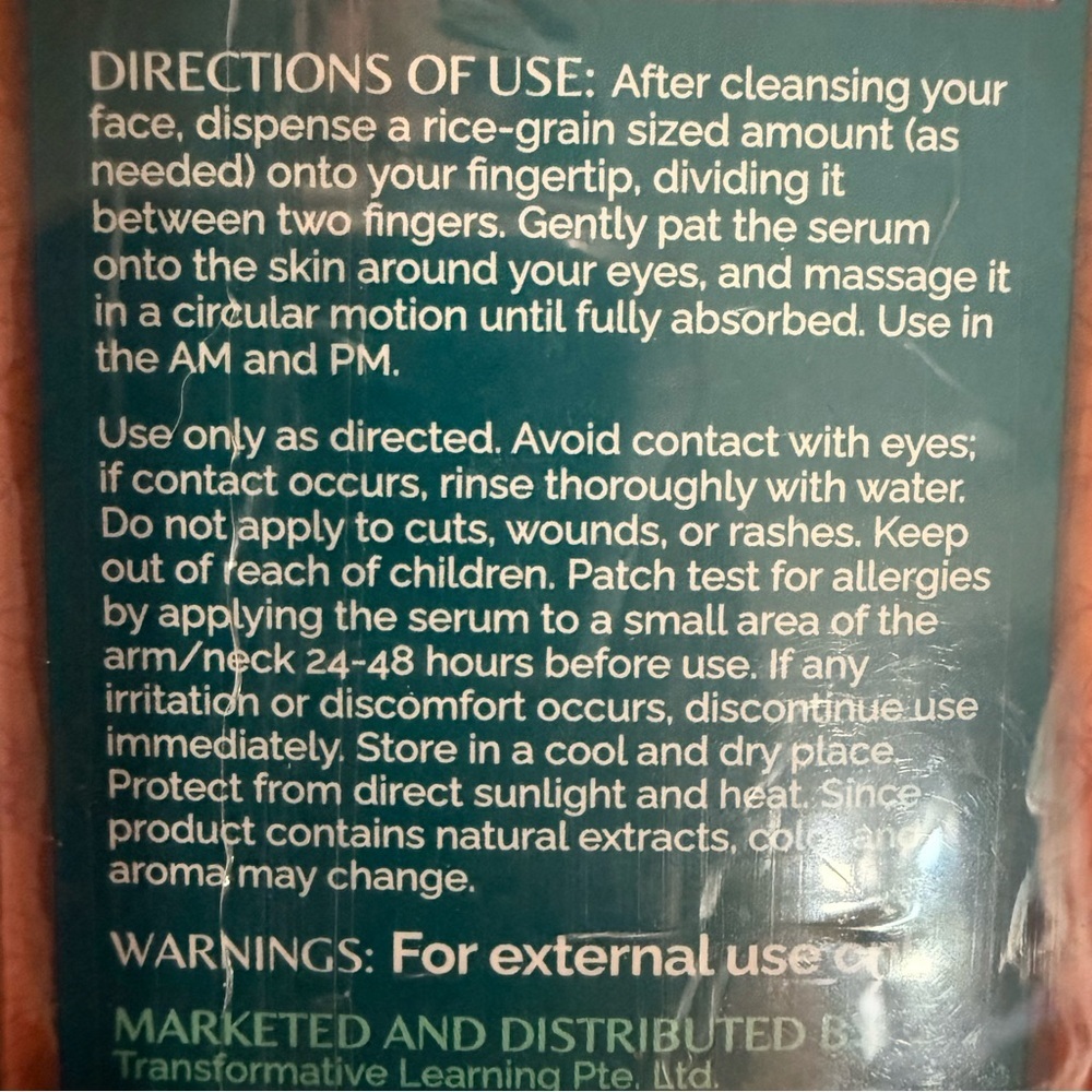 NWB sealed Modernica Naturals shade-erase under eye serum (15 ml) - Picture 4 of 10